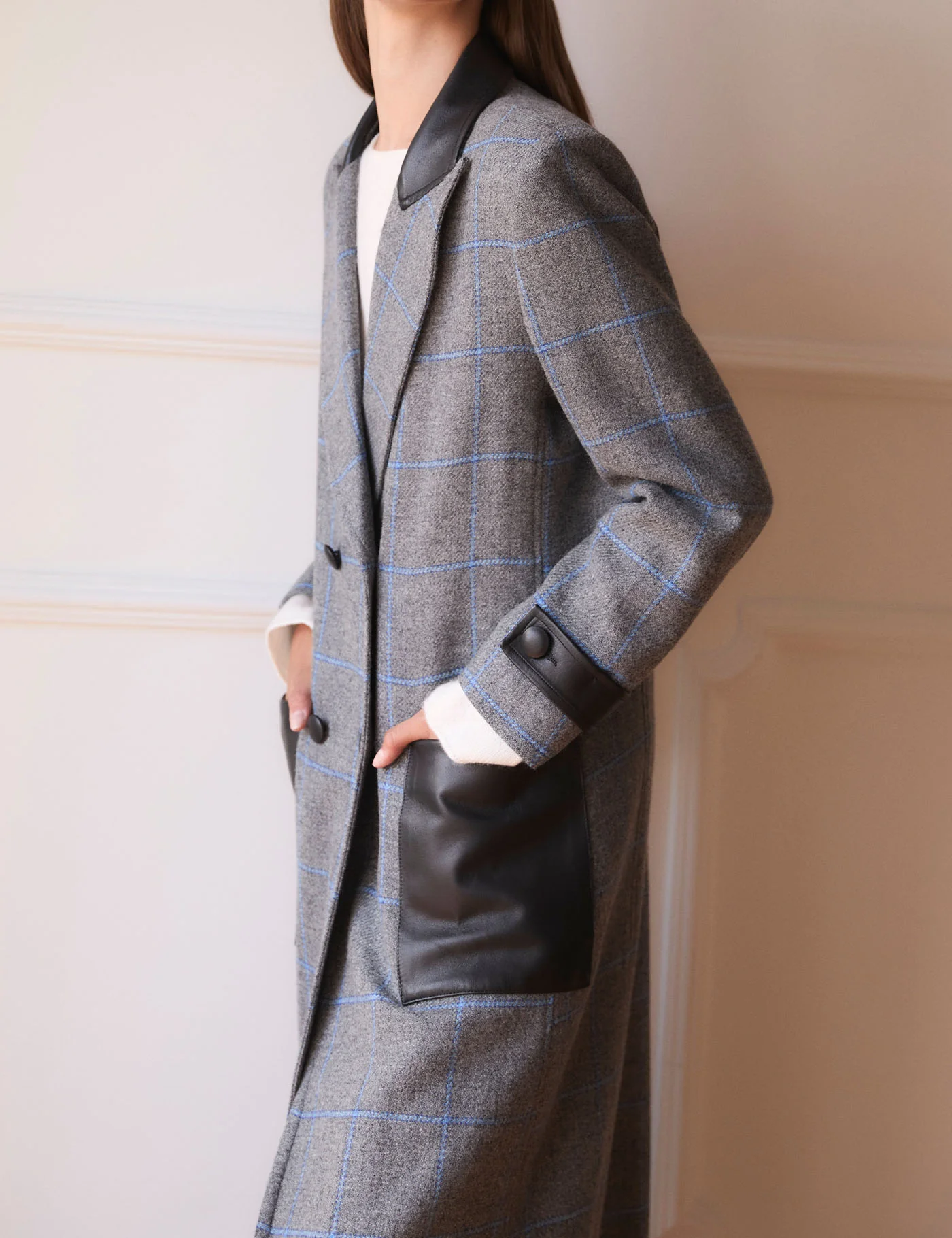 Abrigo Tailor Grey & Black