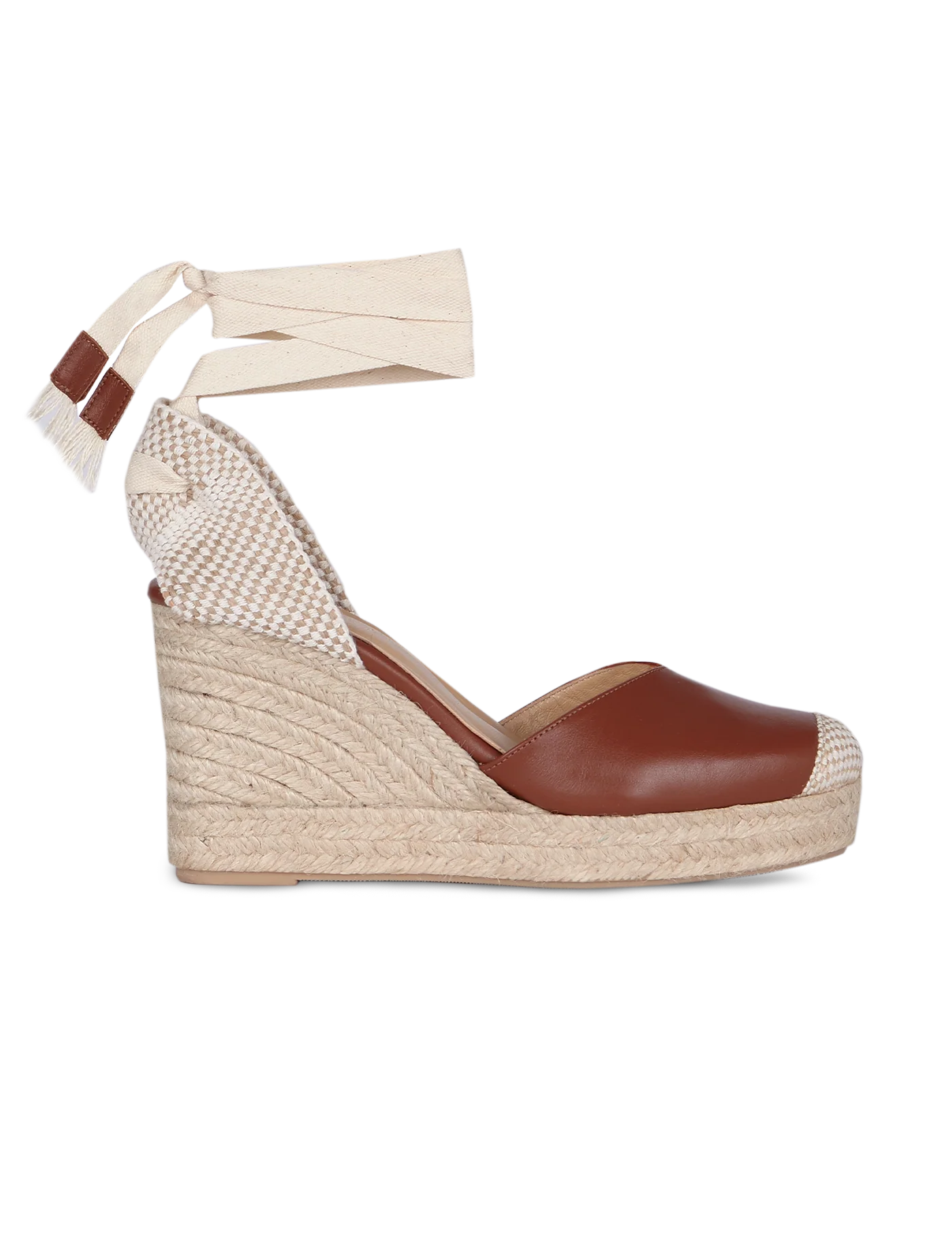 Alpargata Bianca Chocolate 9 cm - Image 6