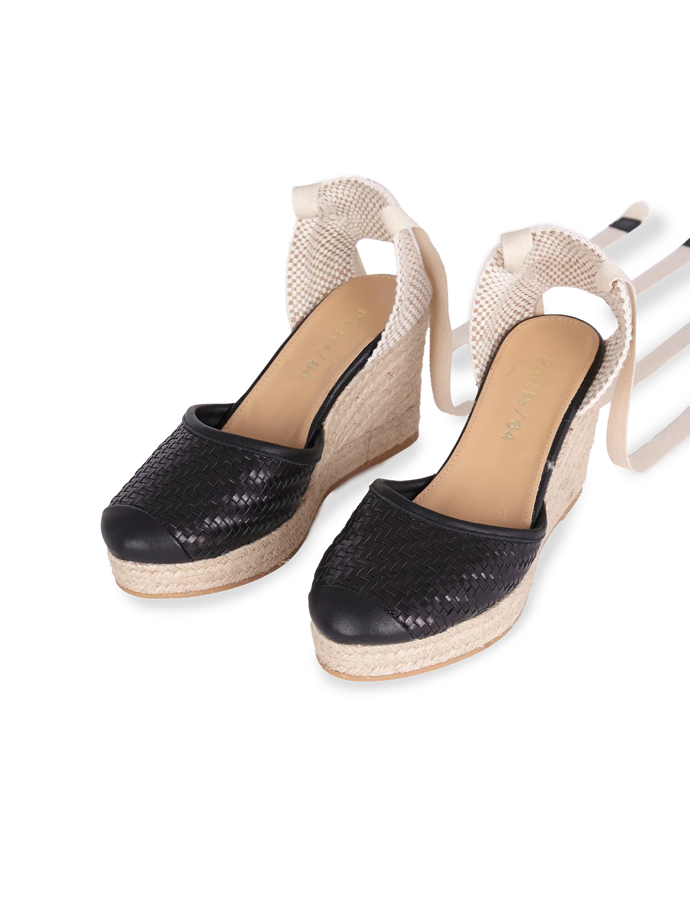 Alpargata Bianca Provence Black 9 cm - Image 4