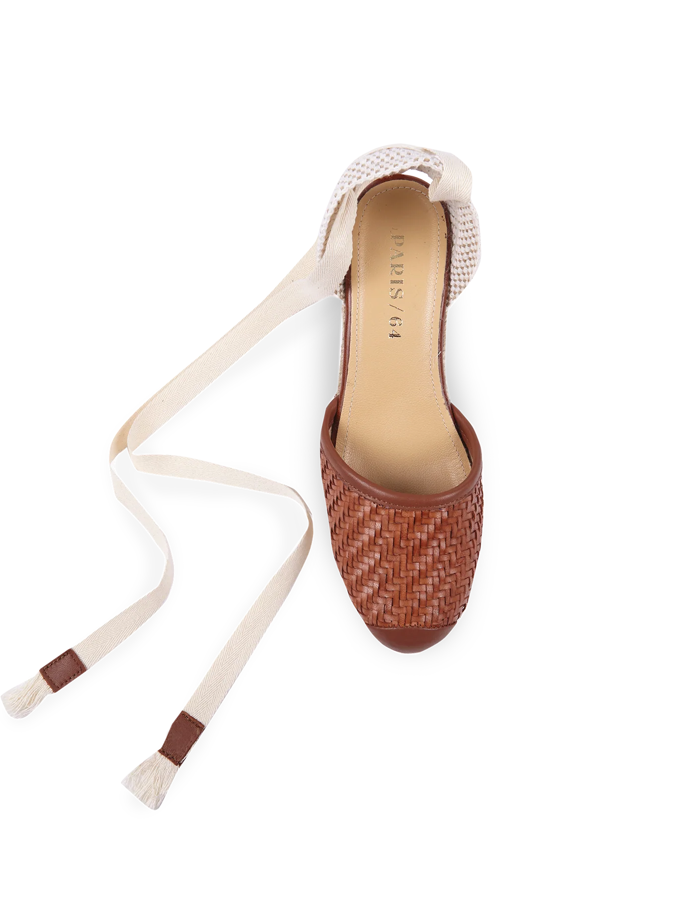 Alpargata Mini Bianca Provence Brown 5 cm - Image 6