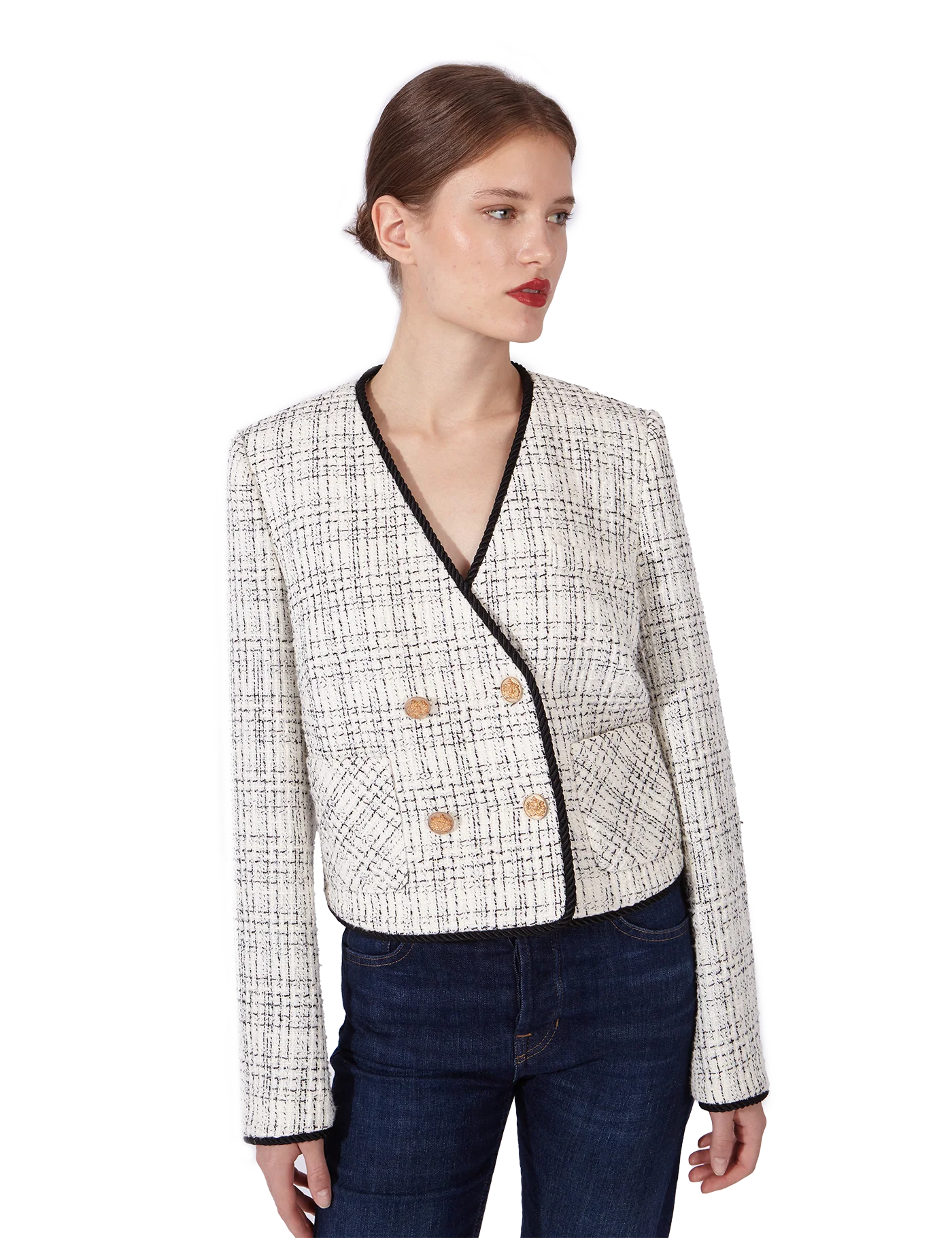 Blazer Helen Tweed Beige - Image 4