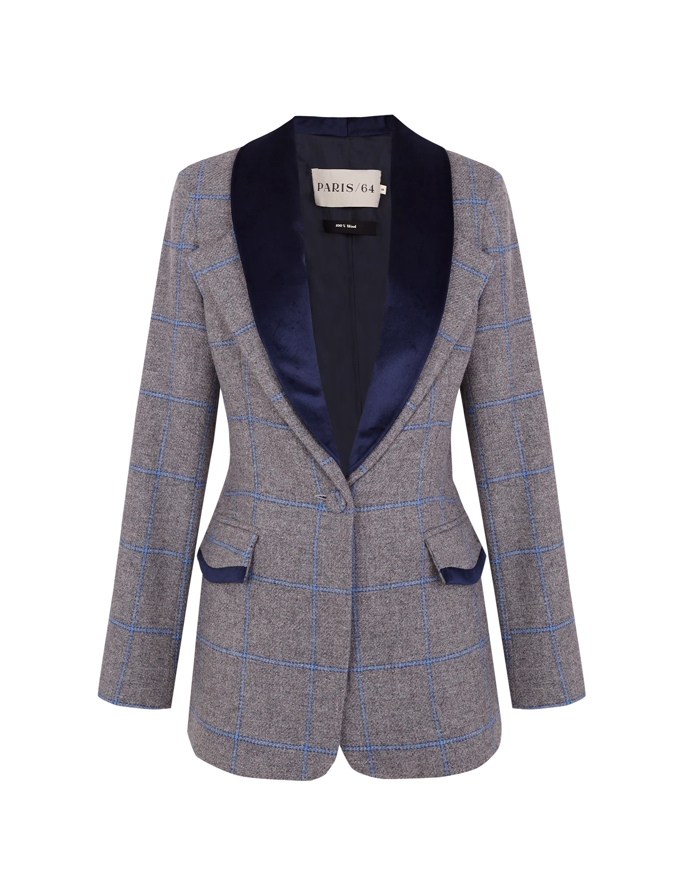 Blazer Odette Grey & Blue - Image 5