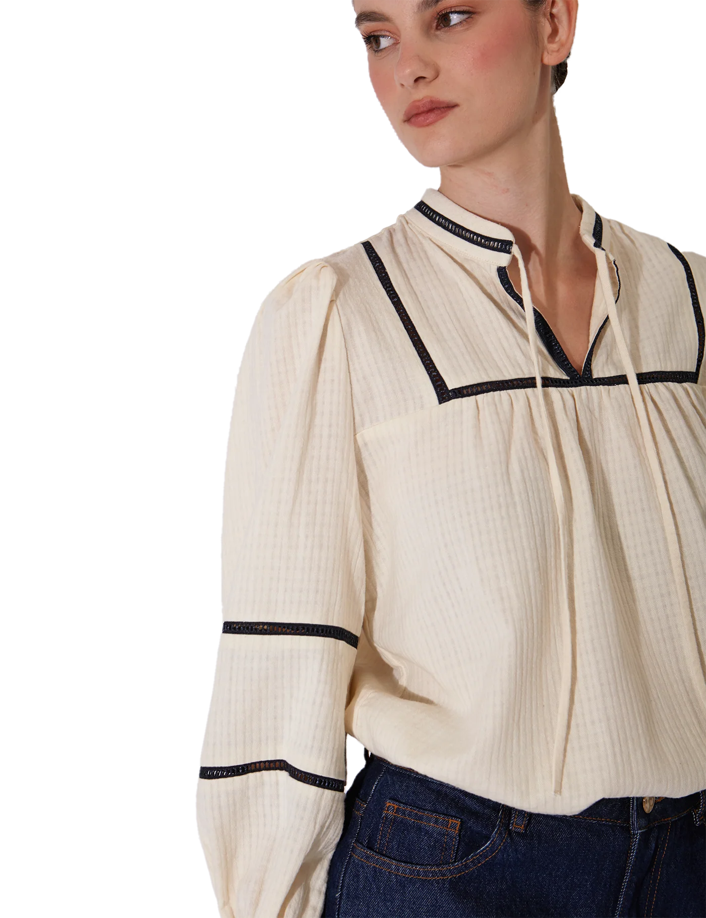 Blusa Brigitte Cream - Image 5
