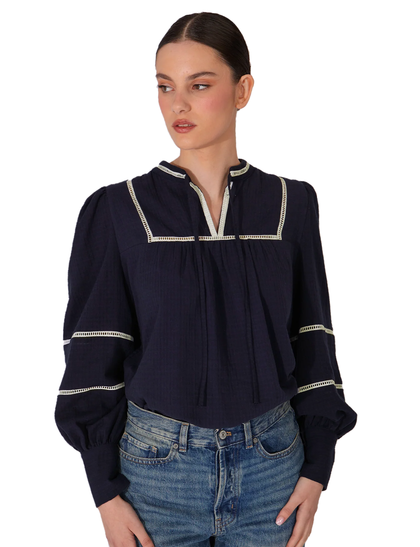 Blusa Brigitte Marine - Image 5