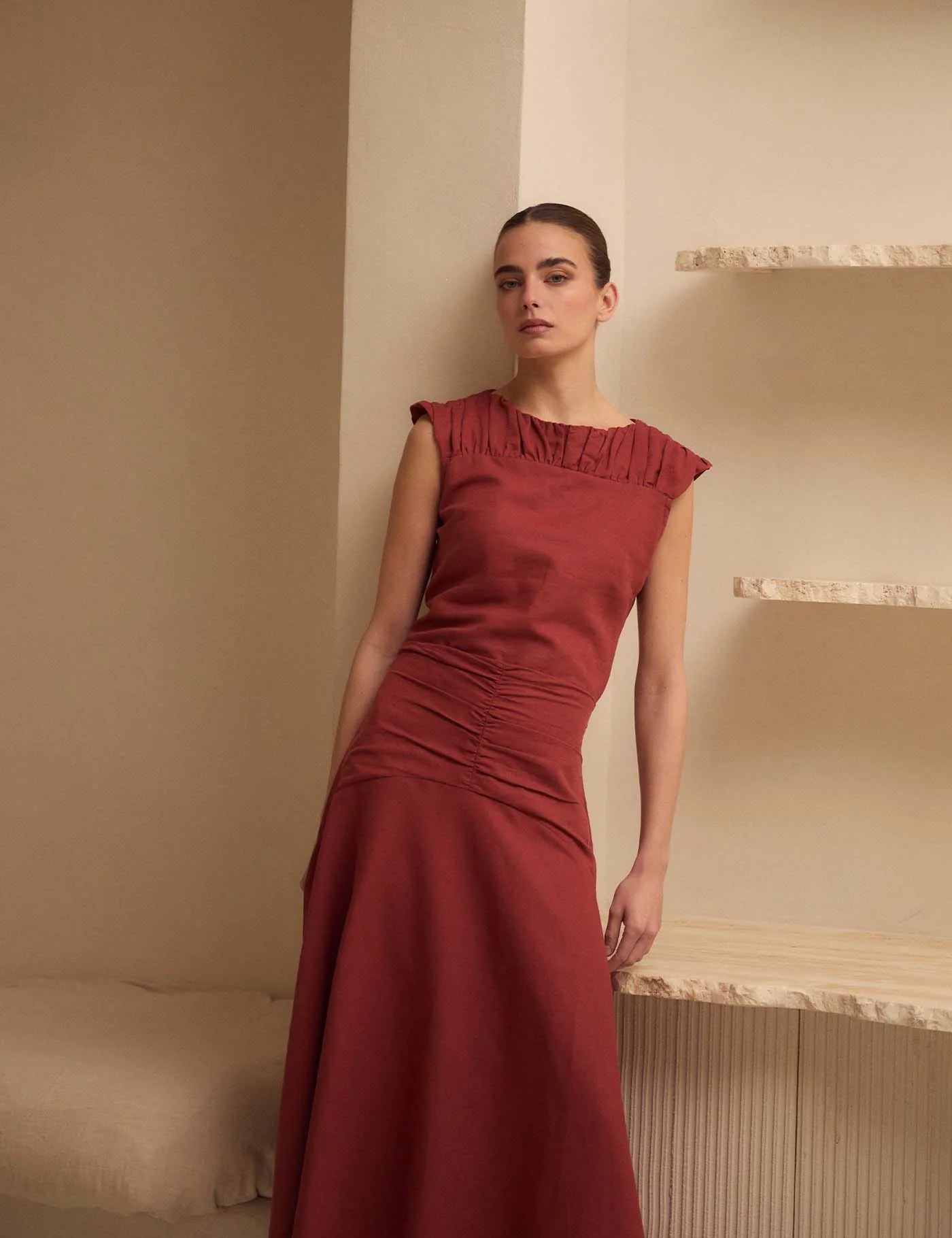 Blusa Margot Terra Cotta - Image 3