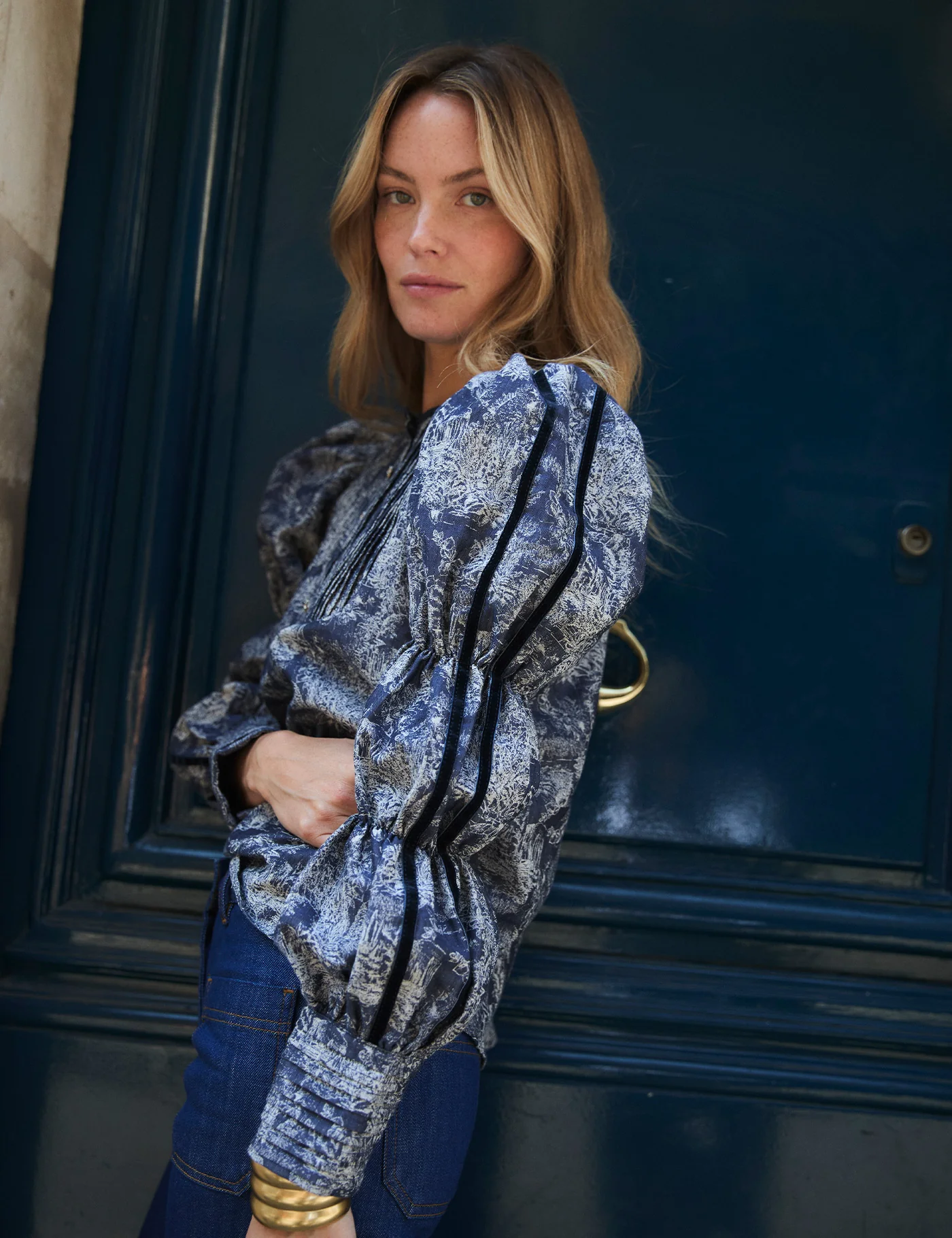 Blusa Marguerite Jacquard - Image 3
