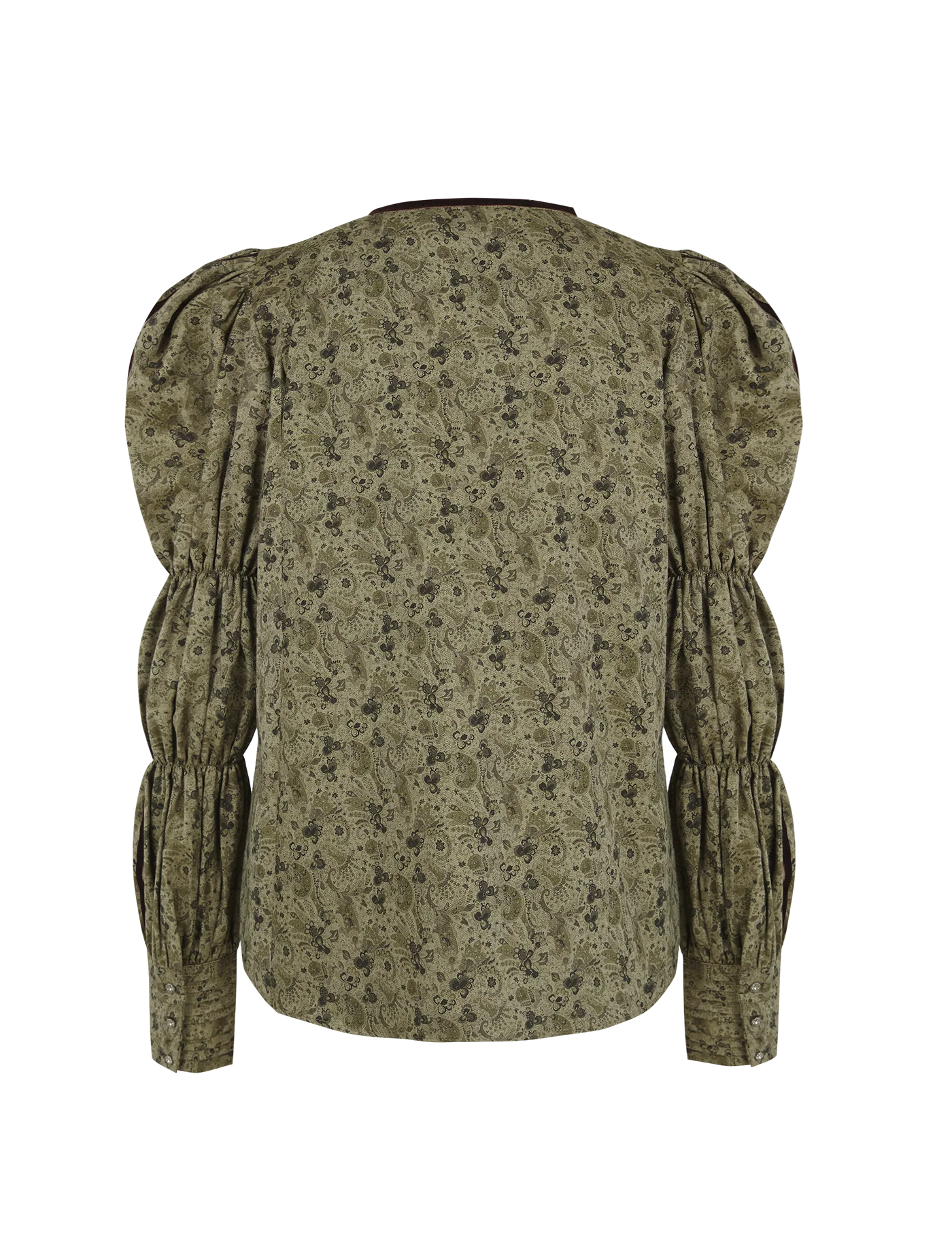 Blusa Marguerite Paisley Green - Image 3