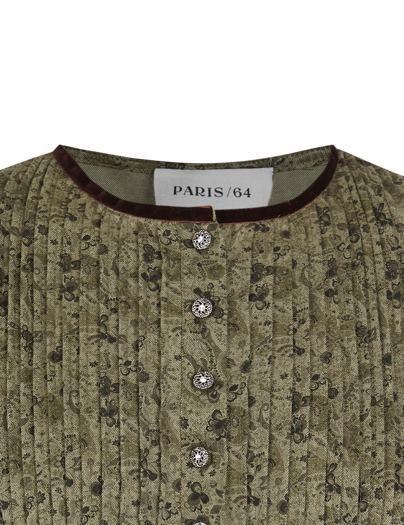 Blusa Marguerite Paisley Green - Image 4