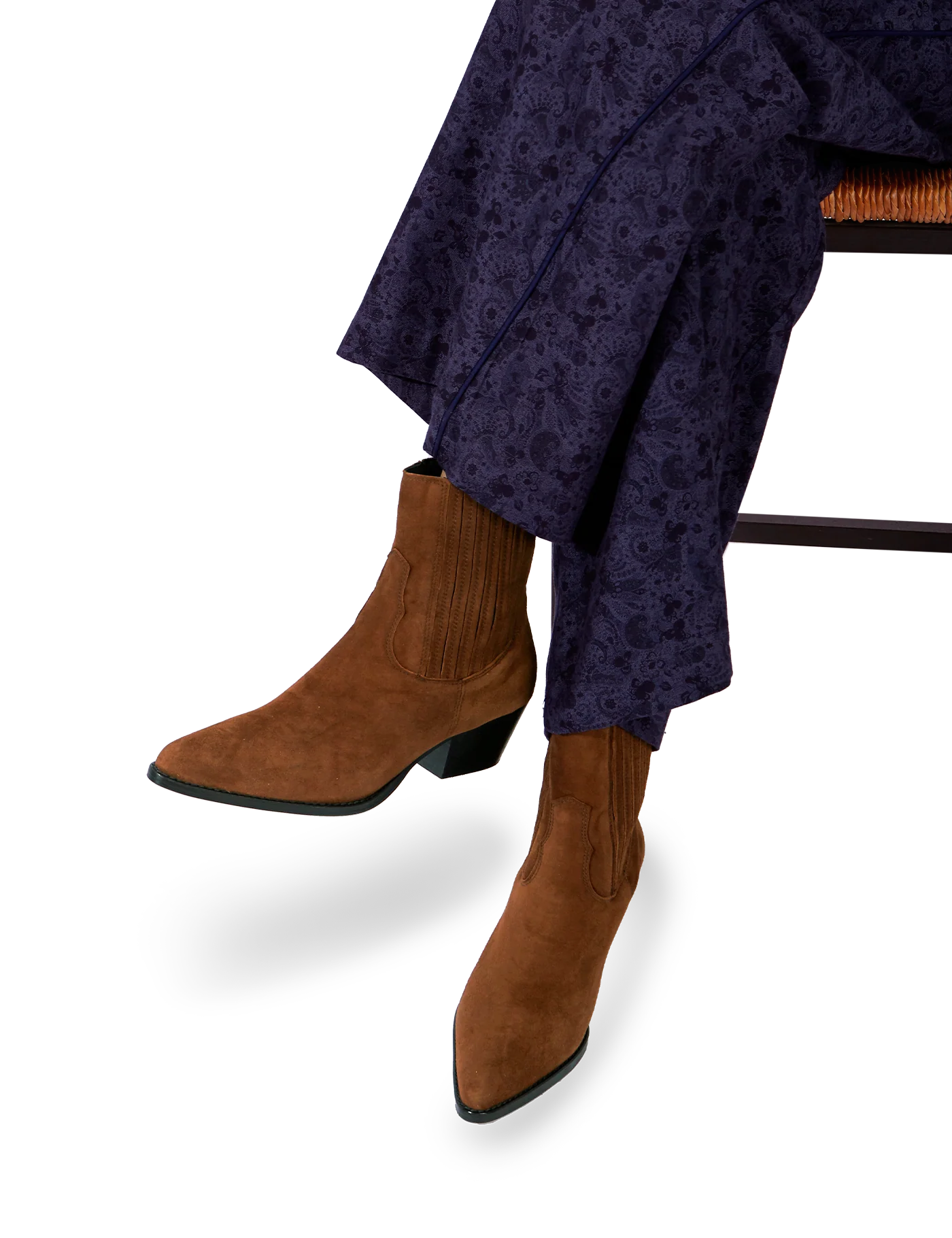 Botín Selena Ante Mocha - Image 6