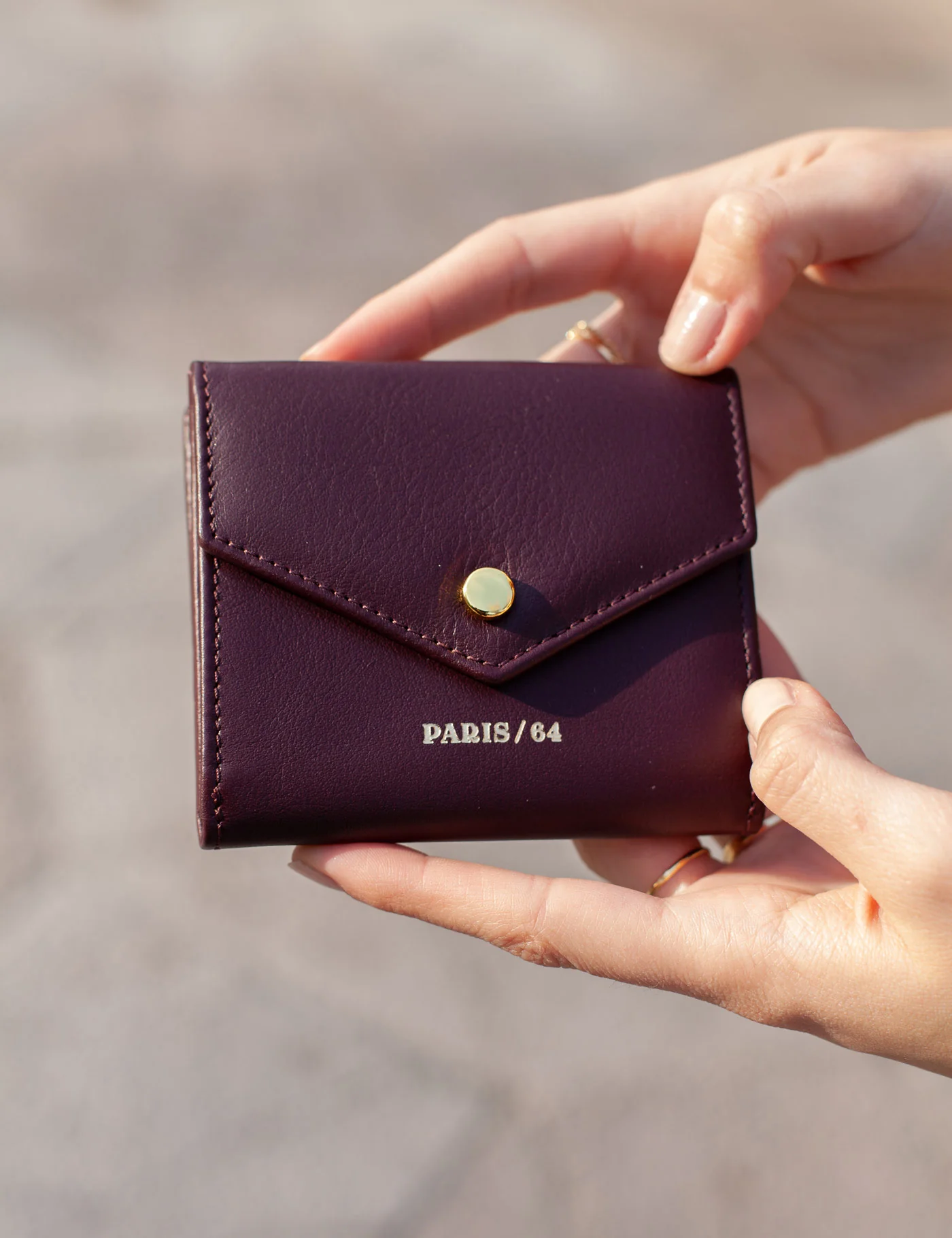 Cartera Mini Rivoli Burdeos - Image 3