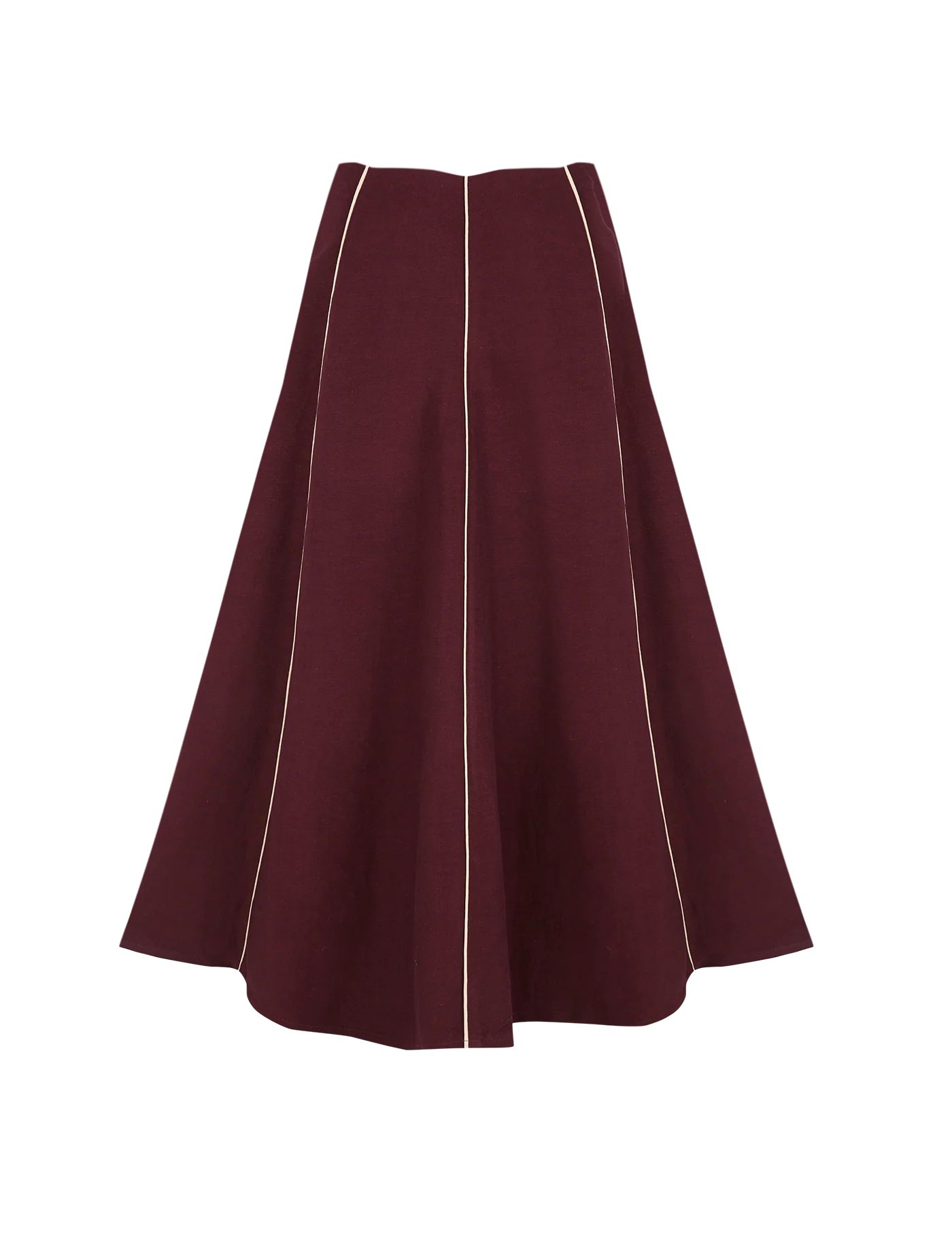 Falda Blair Burgundy & Sand - Image 3