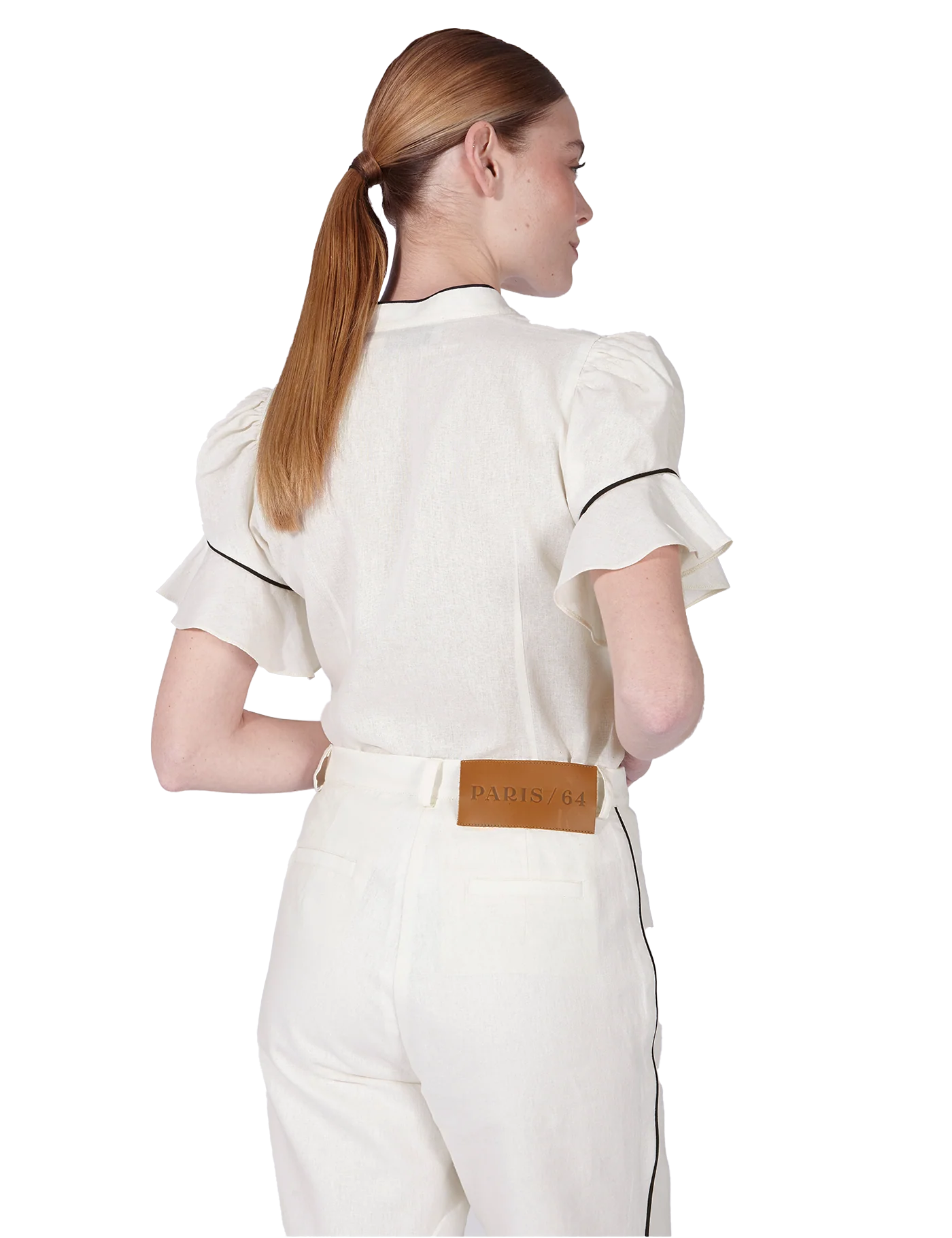 Pantalón Blair Cream & Black - Image 4