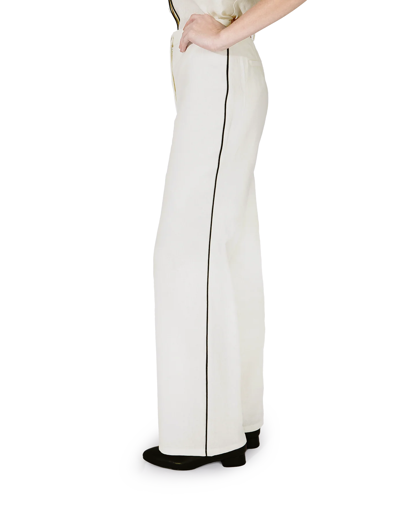 Pantalón Blair Cream & Black - Image 8