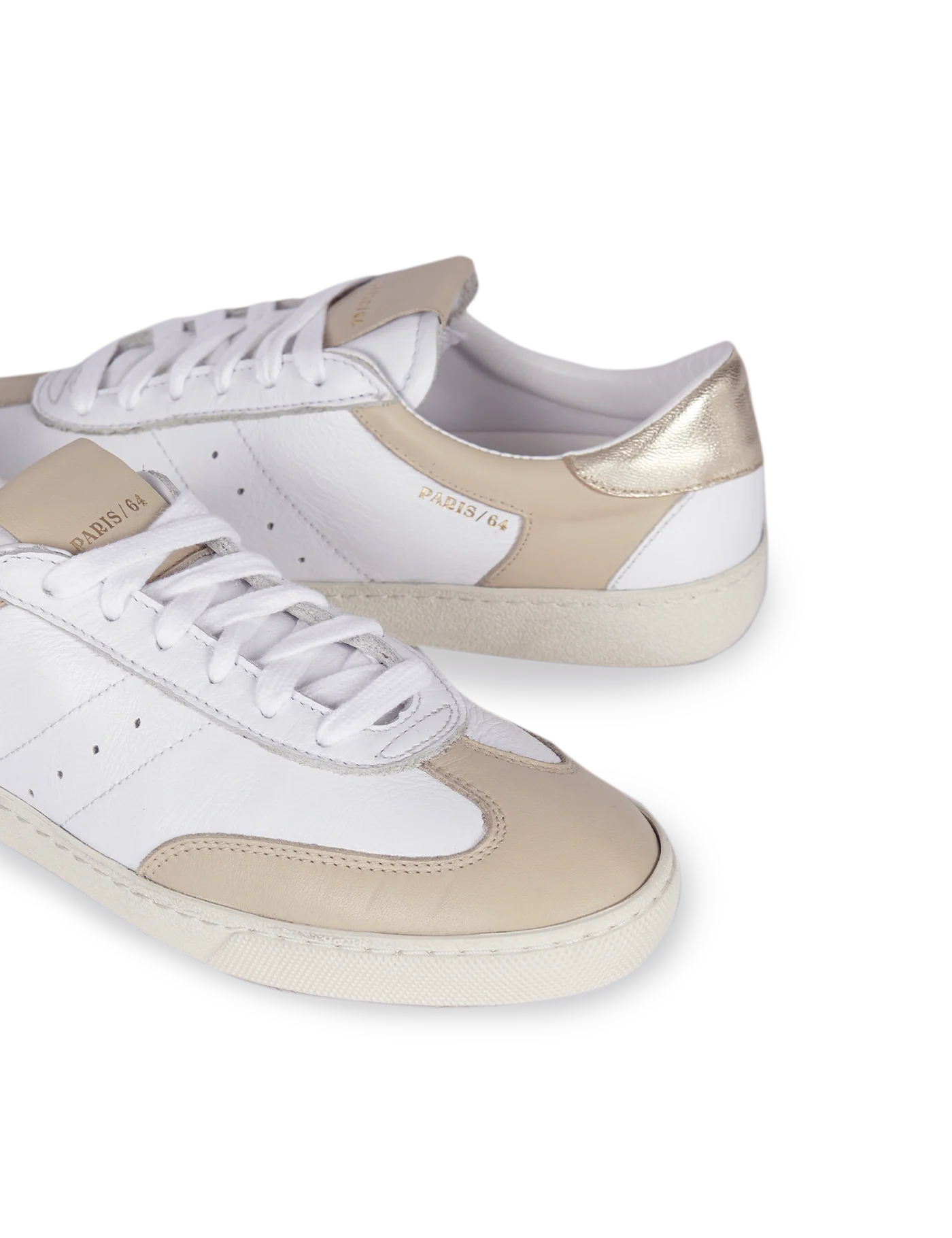 Sneaker Retro P64 White & Cream - Image 3