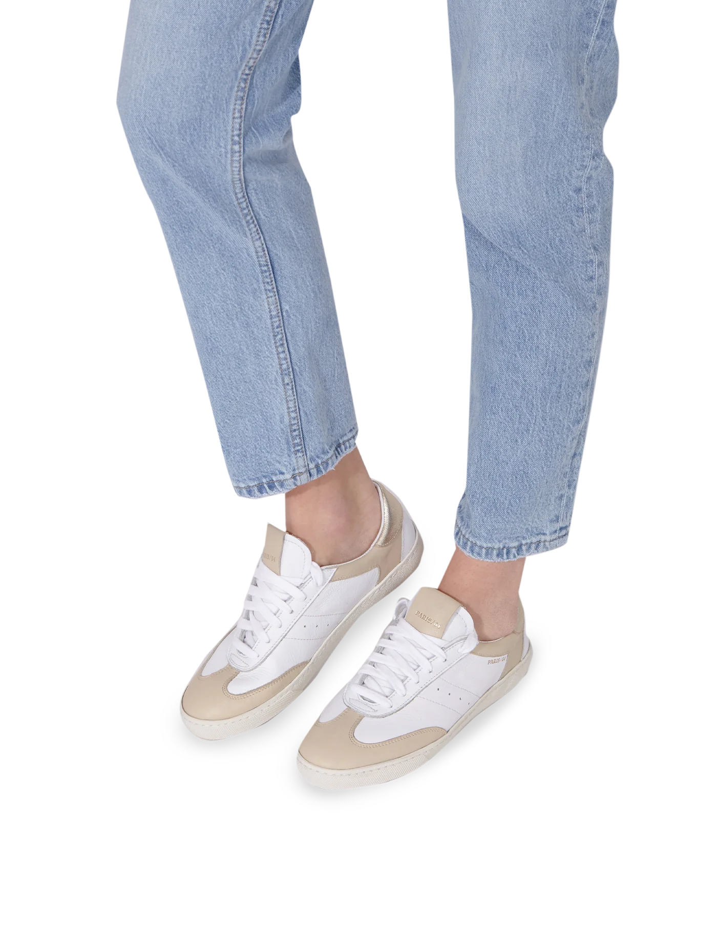 Sneaker Retro P64 White & Cream - Image 4