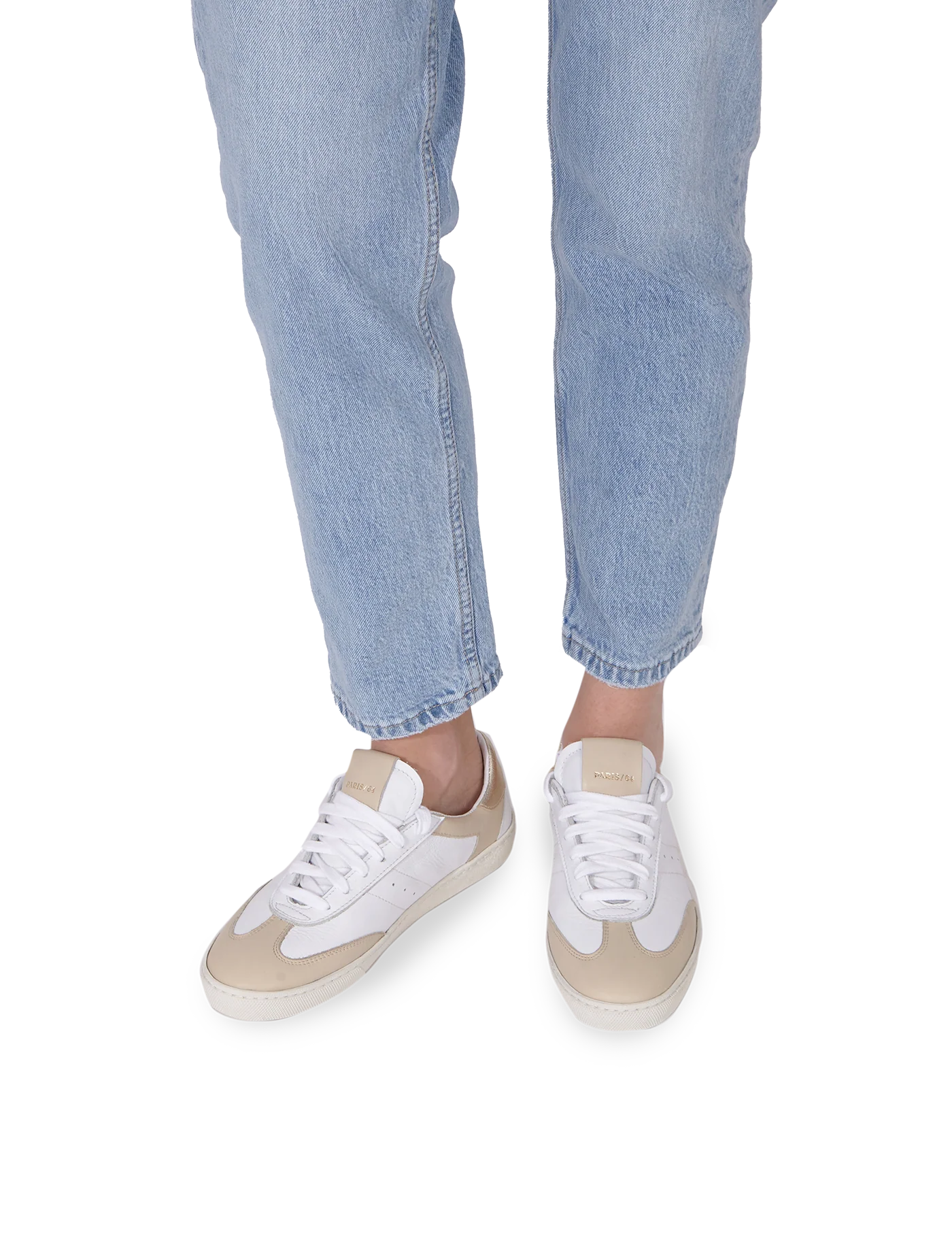 Sneaker Retro P64 White & Cream - Image 9