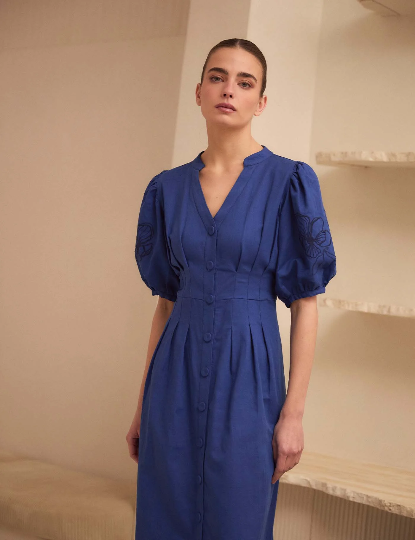 Vestido Galilea Fleur Night Blue - Image 4