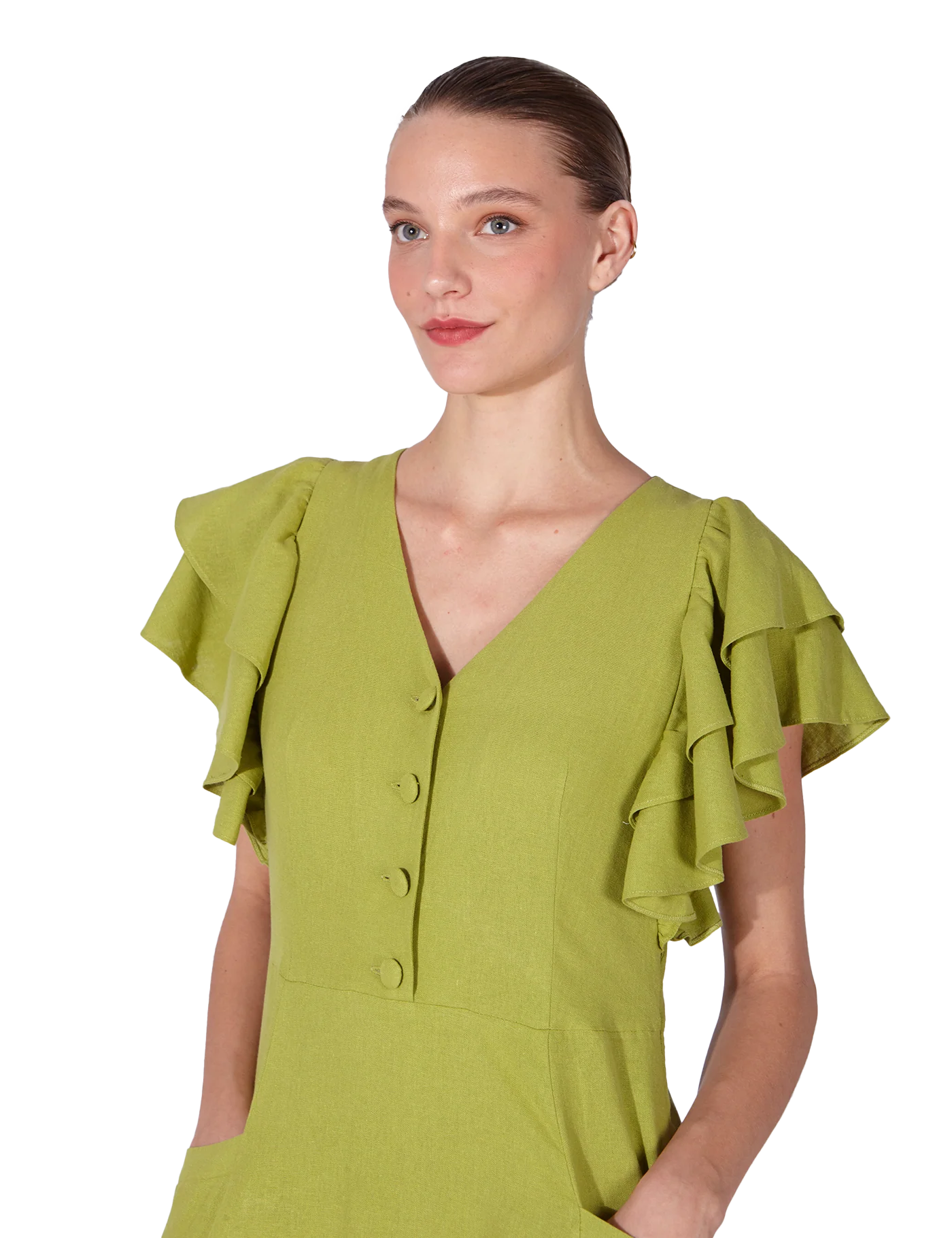 Vestido Manuela Pistache - Image 5