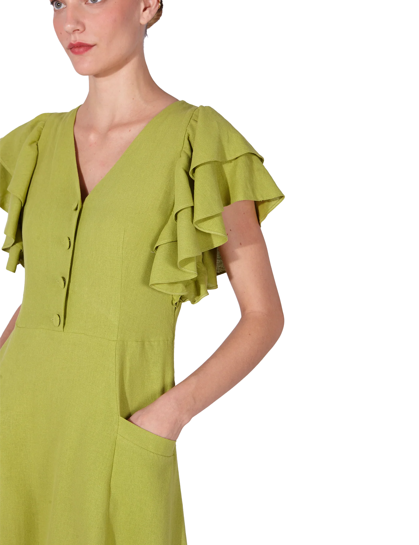 Vestido Manuela Pistache - Image 7