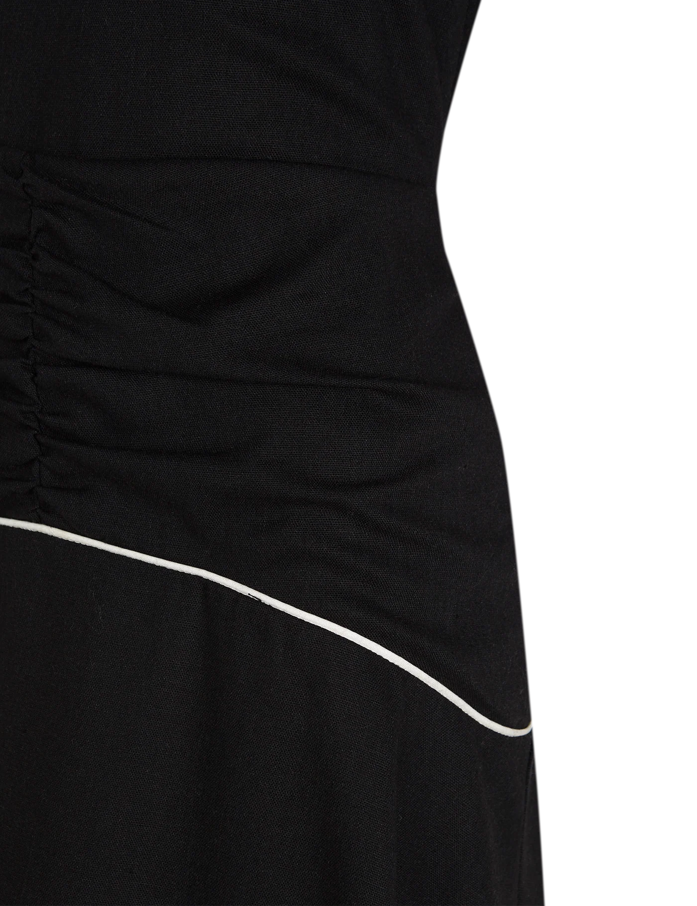 Vestido Nicolle Black & Cream - Image 5